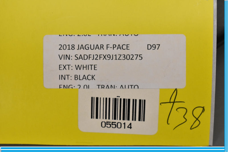 Load image into Gallery viewer, 18-20 Jaguar E-Pace Rear Right Side Door Window Frame Trim Cover Oem
