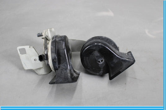 04-10 BMW 645Ci 650i Low & High Pitch Horn Set W/Bracket 6935709 Oem