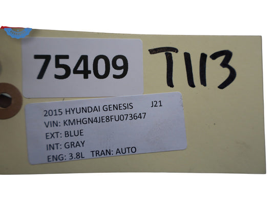 15-17 Hyundai Genesis Front Left Driver Side Upper B Pillar Trim Cover Oem