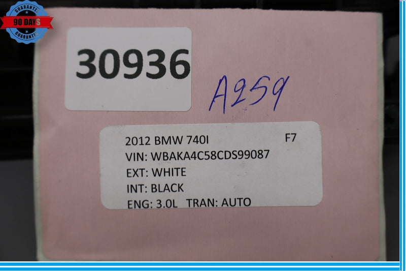Load image into Gallery viewer, 09-15 BMW 740i 740Li 750i F01 Left Driver Side Dashboard Trim Cover Oem
