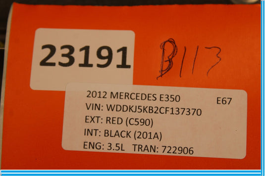 10-17 Mercedes W207 E350 E400 E550 Right Passenger Side Door Panel Edge Trim Oem