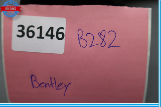 03-12 Bentley Continental GT GTC Left Side Intercooler Hose Pipe Oem