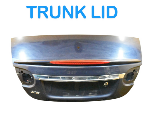 07-15 Jaguar  XK XKR Convertible Rear Deck Trunk Lid Shell Blue 6W8340110BF OEM