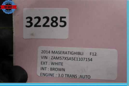 14-17 Maserati Ghibli S Q4 Rear Diff Differential Axle Carrier OEM 670009608