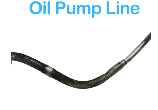05-07 Maserati Quattroporte M139 F1 Engine Heat Exchanger Oil Pump Line OEM