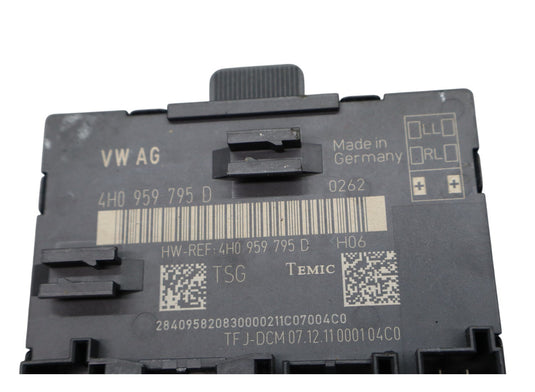 11-18 Audi A8L Quattro Rear Left Side Door Window Control Module Unit Oem
