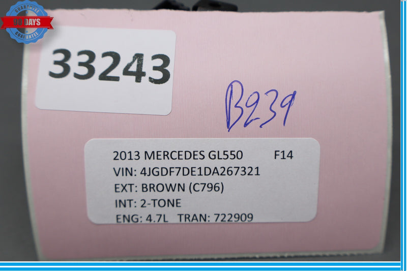 Load image into Gallery viewer, 13-19 Mercedes GL550 3rd Row Left Side Seat Folding Power Switch Button Oem
