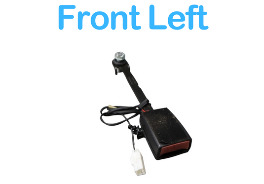 03-13 Maserati Quattroporte M139 Front Left Side Seat Belt Buckle Black Oem