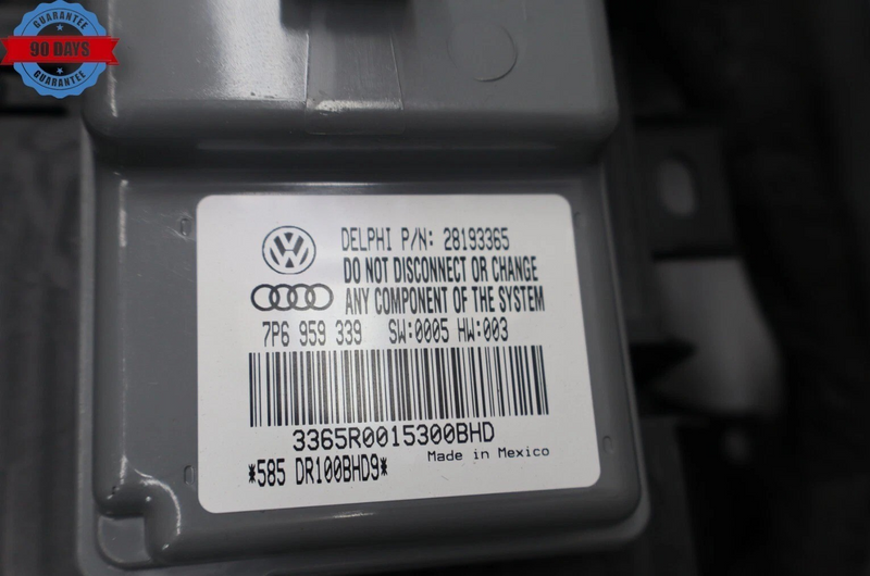 Load image into Gallery viewer, 11-17 Volkswagen VW Touareg Front Right Side Lower Seat Rail Frame W/ Motor Oem
