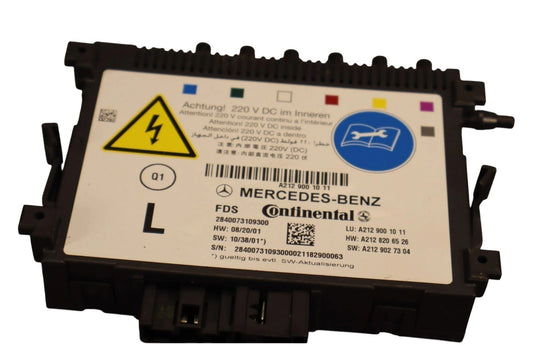 10-18 Mercedes W218 CLS63 E350 Front Left Seat Dynamic Lumbar Control Module OEM