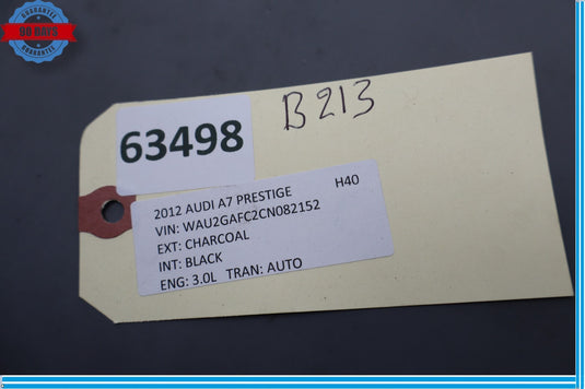 12-18 Audi A7 Quattro Rear Left Door Panel Inner Lock Access Plate Cover Oem