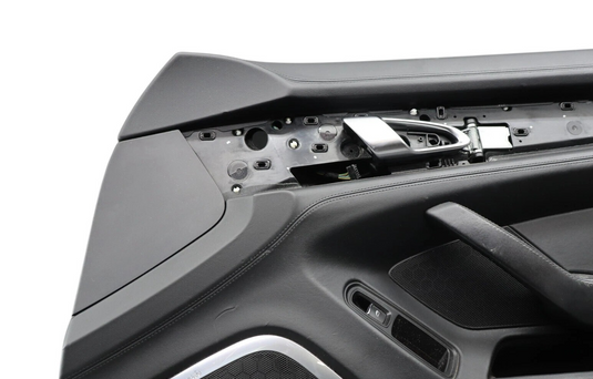 10-16 Porsche Panamera T Front Right Interior Door Panel Cover Trim Black Oem