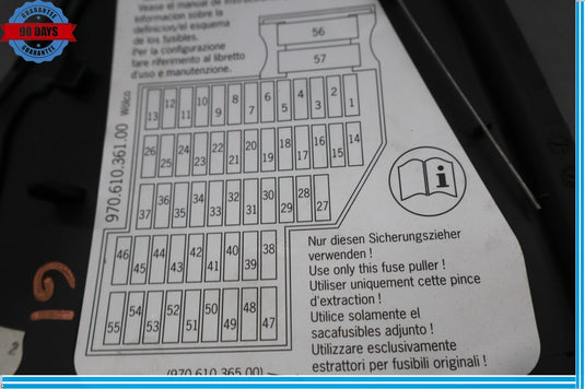 10-16 Porsche Panamera 970 Left Driver Side Dashboard End Cap Trim Cover Oem