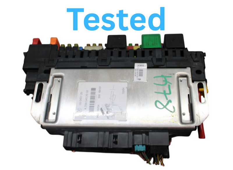 Load image into Gallery viewer, 03-12 Mercedes R230 SL500 Front Right Side SAM Fuse Box Control Module Oem
