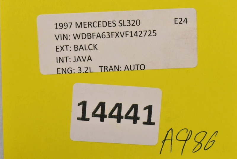 Load image into Gallery viewer, 90-02 Mercedes SL320 SL500 Rear Right Side Door Speaker Tweeter 1298203802 Oem
