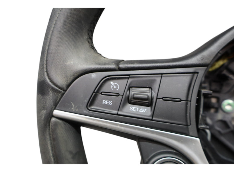 Load image into Gallery viewer, 17-22 Alfa Romeo Giulia Steering Wheel Black Leather w/ Switch Buttons Oem
