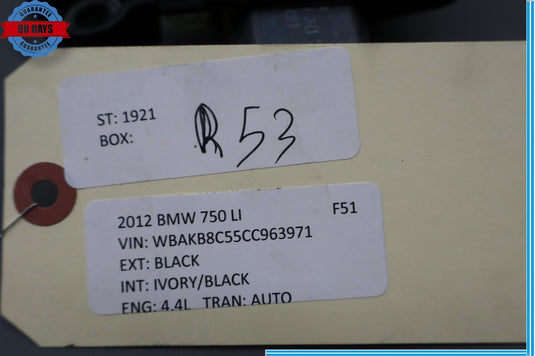 09-15 BMW 740i 750Li xDrive Rear Right Side Door Sun Blind Shade Motor Oem