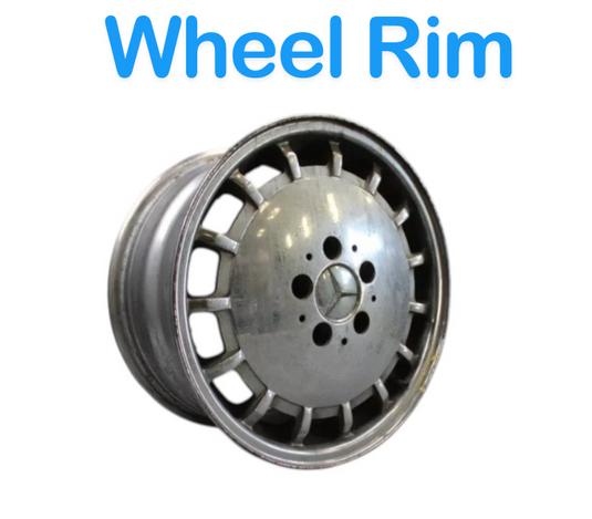 90-93 Mercede R129 300SL SL500 SL320 8 X 16 16" Wheel Rim Silver 1294000102 OEM