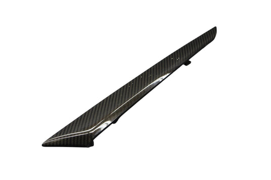 14-22 Maserati Quattroporte Rear Right Side Door Panel Trim Panel Carbon OEM