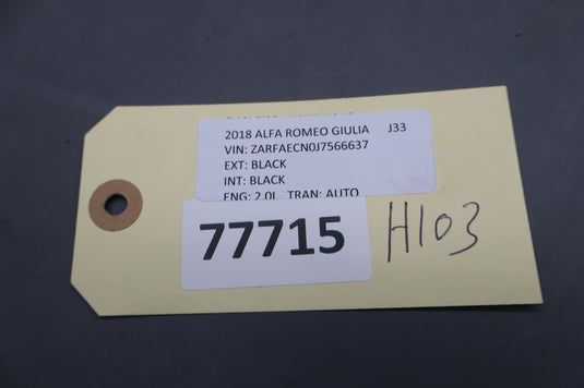 17-21 Alfa Romeo Giulia 2.0L Right Side Dash Air Vent Grille Bezel Oem