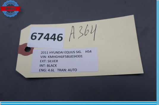 11-13 Hyundai Equus Left Side Dash Instrument Panel A/C Air Vent Bezel Trim Oem