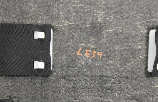 07-09 Lexus LS460 Front Left Driver Side Upper Seat Back Cover Trim Panel Oem