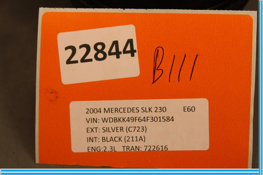 01-04 Mercedes SLK320 SLK230 Kompressor Air Cleaner Absorber ASSY Oem