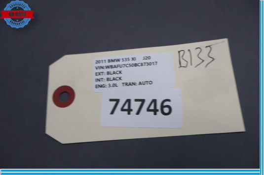 11-16 BMW 535i xDrive Engine Motor Fuel Injector 0261500109 Oem