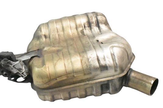 12-17 Audi A6 C7 V6 Rear Left Driver Side Exhaust Muffler w/ Tip 4G0253611 OEM