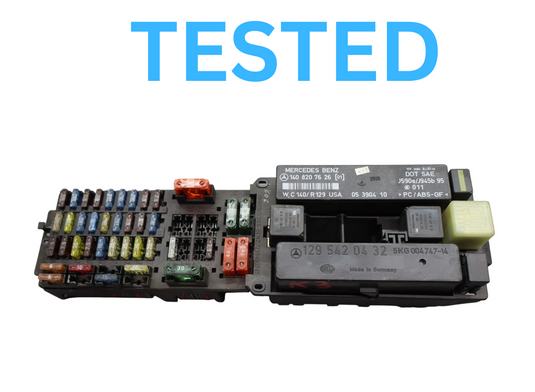 96-02 Mercedes SL320 SL500 Relay Fuse Box 1295420432 Oem