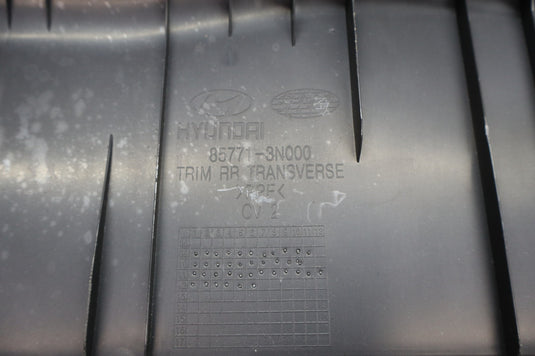 11-13 Hyundai Equus Trunk Latch Lock Sill Scuff Plate Trim Panel 857713N000 Oem