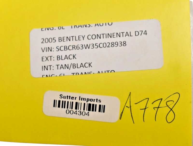 Load image into Gallery viewer, 03-10 Bentley Continental Front Right Passenger Side Seat Belt Seatbelt Oem
