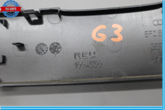 09-17 Audi A5 A5 Quattro S5 Rear Center Console Cover Trim Panel Oem