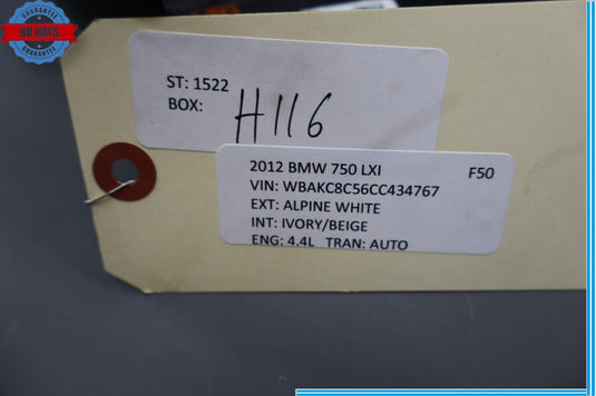 09-16 BMW 750i 750Li xDrive Steering Column Shroud Lower Cover Trim Panel Oem