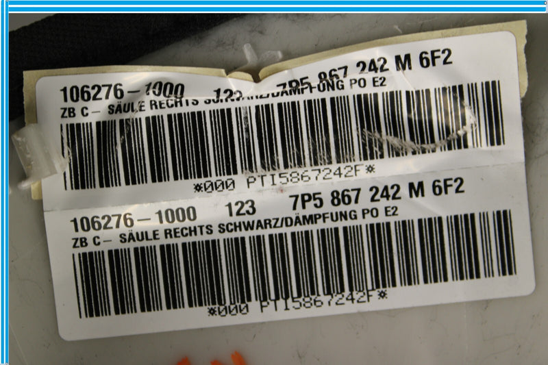 Load image into Gallery viewer, 11-18 Porsche Cayenne Rear Right C Pillar Upper Quarter Panel Trim Cover Oem
