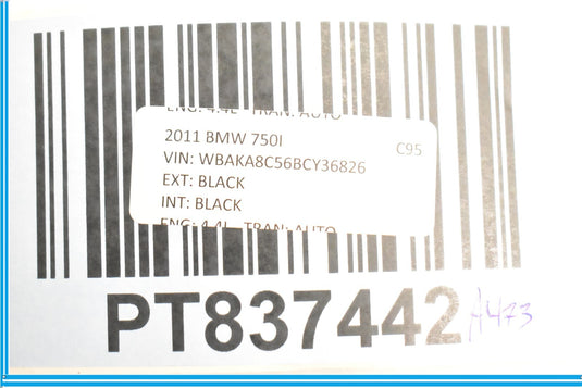 09 - 15 Bmw 7 Series F01 Hook Cargo Luggage Tie Down Trunk Rear Oem