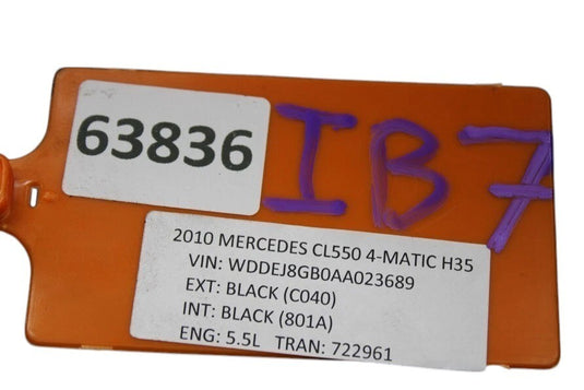 07-14 Mercedes W221 S550 CL550 Lower Radiator Support Core Frame 2216200315 Oem