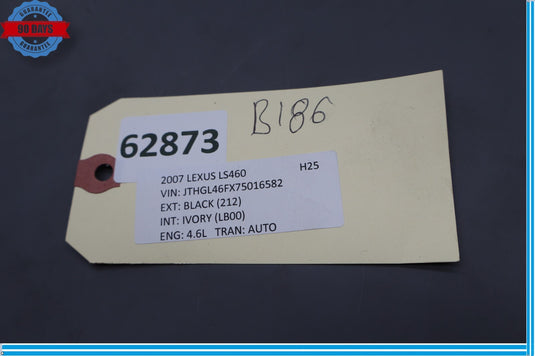 07-12 Lexus LS460 LS460L Seat Belt Seatbelt Control Module Unit 89815-50020 Oem