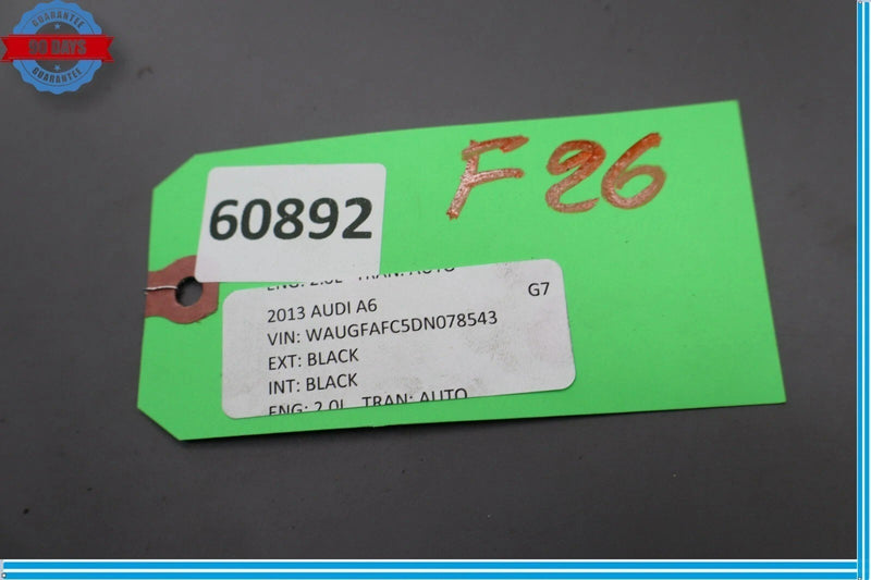 Load image into Gallery viewer, 12-15 Audi A6 Rear Right Passenger Side Fender Liner Splash Shield 4G0810172 OEM
