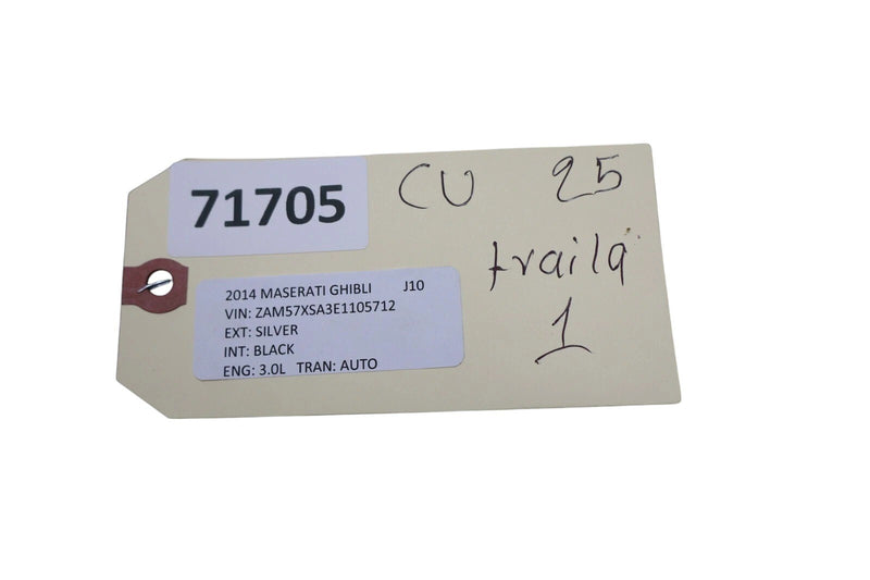 Load image into Gallery viewer, 14-17 Maserati Ghibli Front Left Side Top Upper Seat Cushion Black 673002968 Oem
