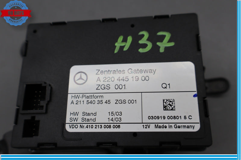 Load image into Gallery viewer, 03-11 Mercedes R230 SL500 CLK500 Central Gateway Control Module 2115403545 Oem
