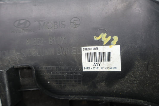 15-20 Hyundai Genesis Front Left Side Steering Lower Column Cover 84852B1101 Oem