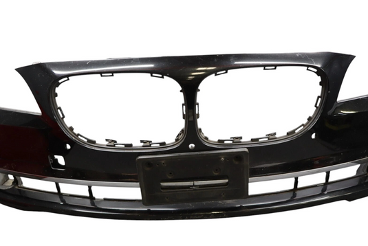 09-12 BMW 740i 750Li F01 Front Lower Bumper Shell Cover Penal Assembly Black OEM