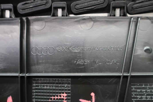 12-18 Audi A7 S7 Front Left Driver Side Interior Door Panel Trim Black Oem