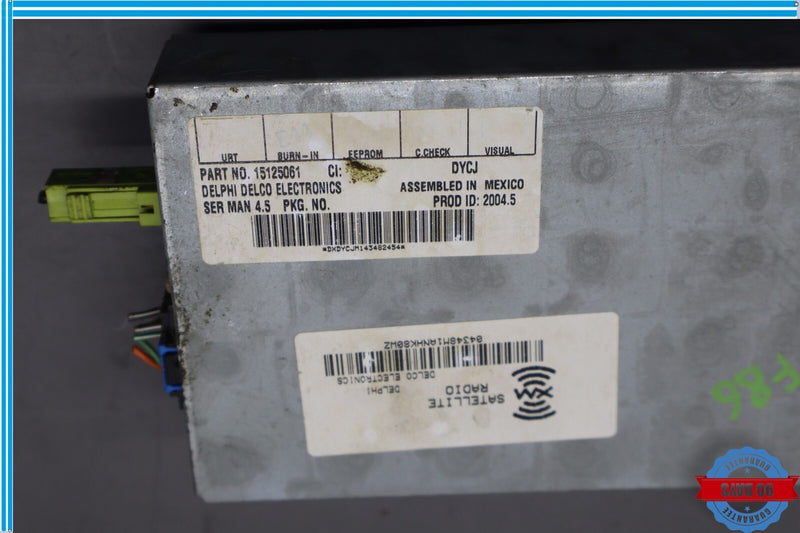 Load image into Gallery viewer, 05-07 Hummer H2 Radio Satellite Receiver Control Module Unit 15125061 Oem
