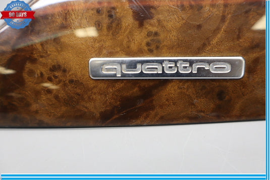 12-15 Audi A6 Front Dash Right Side Molding Trim Wood Grain 4G1853190K Oem