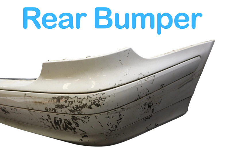 Load image into Gallery viewer, 00-02 Mercedes CLK320 Rear Bumper Cover Panel Assembly White A2088800052 Oem
