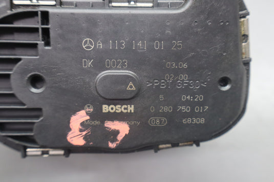 01-13 Mercedes  SL500 SLK55 CLK55 AMG Engine Throttle Body 1131410125 Oem