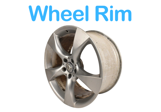 12-18 Mercedes W218 CLS400 CLS550 5 Spoke Rear Wheel Rim 9.5Jx19 A2184010502 Oem