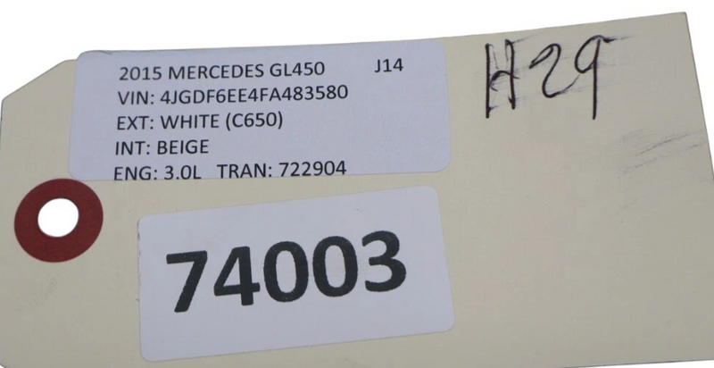 Load image into Gallery viewer, 12-15 Mercedes X166 GL450 GL550 Front Left Side Seat Headrest A1669704050 Oem
